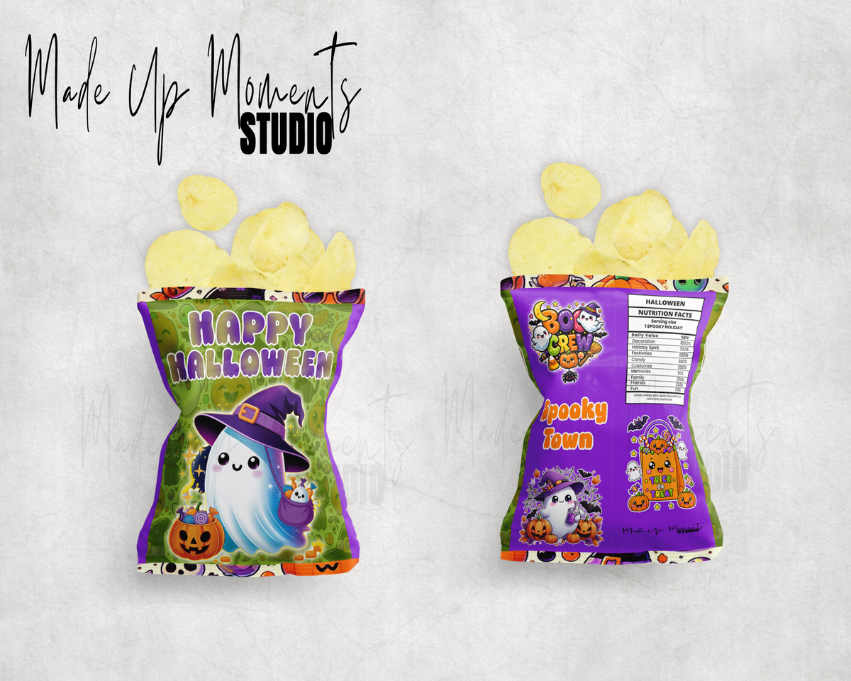 Halloween Chip Bag: Digital Download